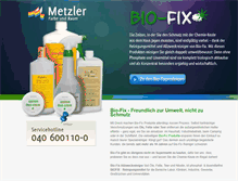 Tablet Screenshot of bio-fix.de